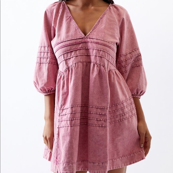 FREE PEOPLE Sweet Surrender Denim Minidress XL - Picture 6 of 12